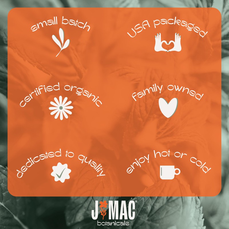 J MAC BOTANICALS Certified Organic Hibiscus Flower (2 Pounds), Hibiscus