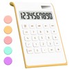 Gold Calculator, 10 Digits Solar Battery Basic, Dual Powered Desktop