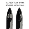 1:144 Scale SpaceX Starship Model 13.43in Height Durable Plastic Material,