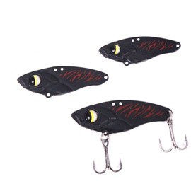 Generic Metal Blade Baits for Bass Fishing Lures Hard Metal VIB Fishing Spoons 3 Pack Swimbaits