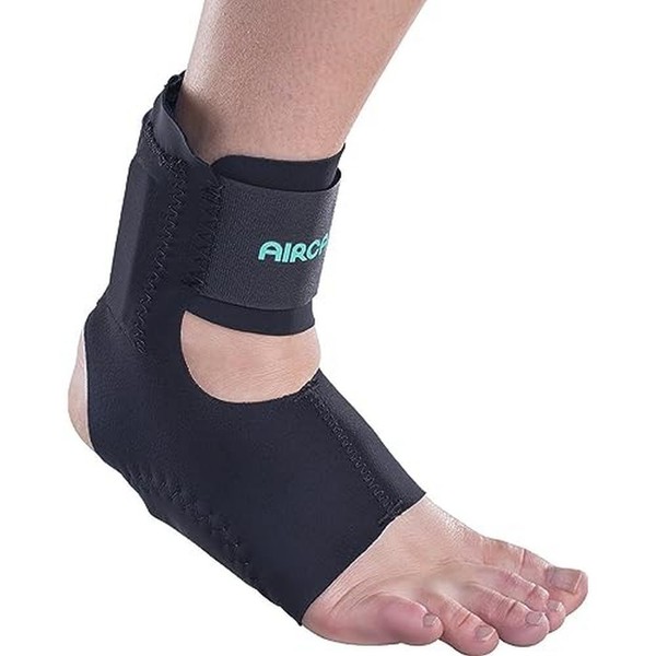 Aircast AirHeel Ankle Support Brace with Stabilizers, Small