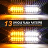 LINKITOM 12-24v 8pcs Ultra Slim Sync Feature Surface Mount Strobe