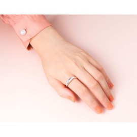 FLYOW I am Enough Rings 925 Sterling Silver CZ Ring Encouragement Jewelry Birthday Mothers Day Gift for Women Daughter Ring Size 5-10 (8)