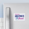 CafePress Proud Air Force Aunt Rectangle Magnet, 3"x2" Refrigerator Magnet