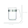 Barista & Co Metal Frame Cups, Electric Steel, Set of