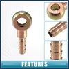 INFINAUTO Universal Banjo Bolt 10mm ID 8mm OD Banjo Bolt