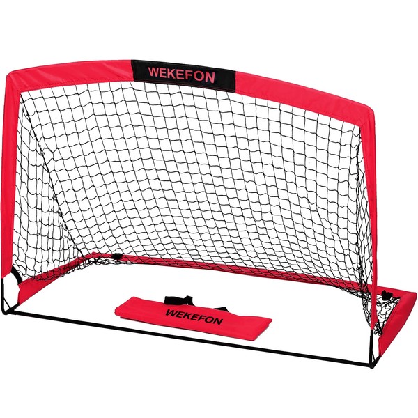 WEKEFON Soccer Goal 5' x 3.1' Portable Soccer Net with