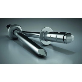 GESIPA 75 x stainless steel (VA2) blind rivets, diameter 4.0 x 10.0 mm, PolyGrip®, for material thickness: 1.0 - 6.5 mm, rivets in industrial quality, buy hollow rivets from the professionals