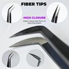 Hooper 5 Pcs Lash Extension Tweezers Set, Precision Tweezers for