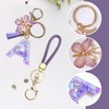 TYGFRT 1 Piece Letter A Keychain, 1 Piece Woven Keychain,