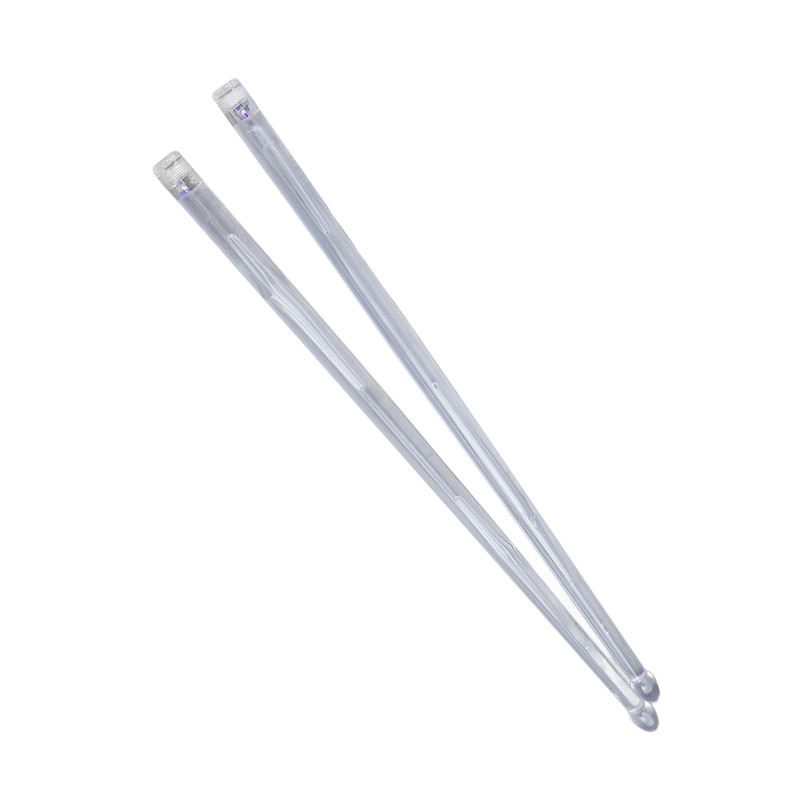 2PCS Light Up Drumstick Color Changing Glow Drumming Plastic Drumstick