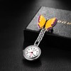 Oidea Nurse Watches for Women: Butterfly Brooch Retractable Nursing Watch