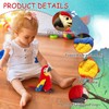 TIVUNORON Papagei Plüschpuppe, 30cm Papagei Plüschtier Kuscheltier für Kinder, Papagei