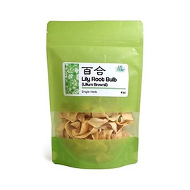 New Packaging Lilium Brownii Lily Root Bulb Bai He 龙牙百合 4oz