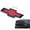 GM Front Small Black Red Bowtie for 2019-2024 Chevy Silverado