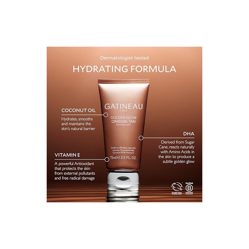 GATINEAU Tan Accelerating Lotion 400ml + Golden Glow Gradual Tan