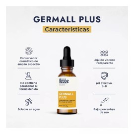HEBBE COSMETICS CSVD8 Conservador Cosmético De Amplio Uso Germall Plus 30 G