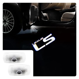 Lexus Laser Logo Light, Door Welcome Light, Lexus Door Curtain Lamp, LED Logo Projection, Curtain Lamp, 2 Piece HD Set, Compatible with LS ES IS LX RX GS UX LM LC GX