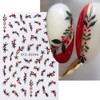 OHWODA Christmas Nail Stickers for Nail Art, Cute Winter Nail