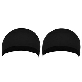 PUBAMALL Gorras de Peluca, redecilla para Pelucas, Accesorios para Pelucas, para Mujeres y Hombres (Negro y Beige, 6 Pack)