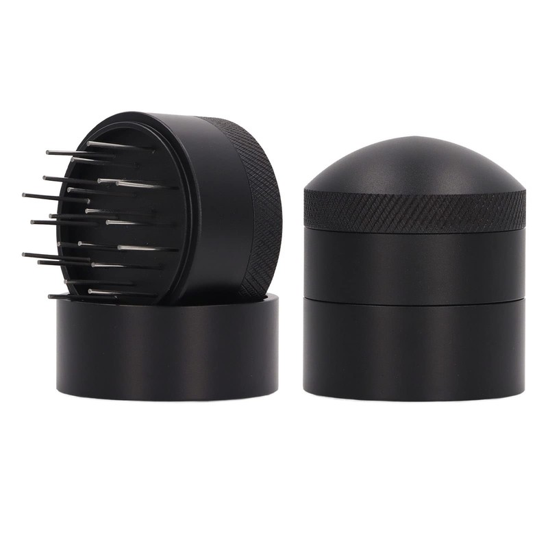 Fockety Distribution Tool, Stainless Steel Depth Adjustable Needle Stirrer Coffee