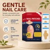 2 Pack Nail Patches, 42 Pcs Self-Adhesive Nail Care Stickers