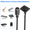 MEIRIYFA 83CM D-Type DIN 6 PIN MIDI Audio Signal Cable