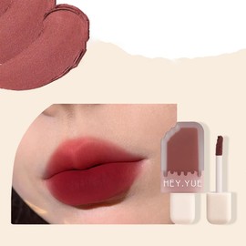 Daiilg 6PCS Lip Gloss Velvet Satin Lipstick Lip Ice Cream Lip Glaze Waterproof Long Lasting Beauty Woman Lips