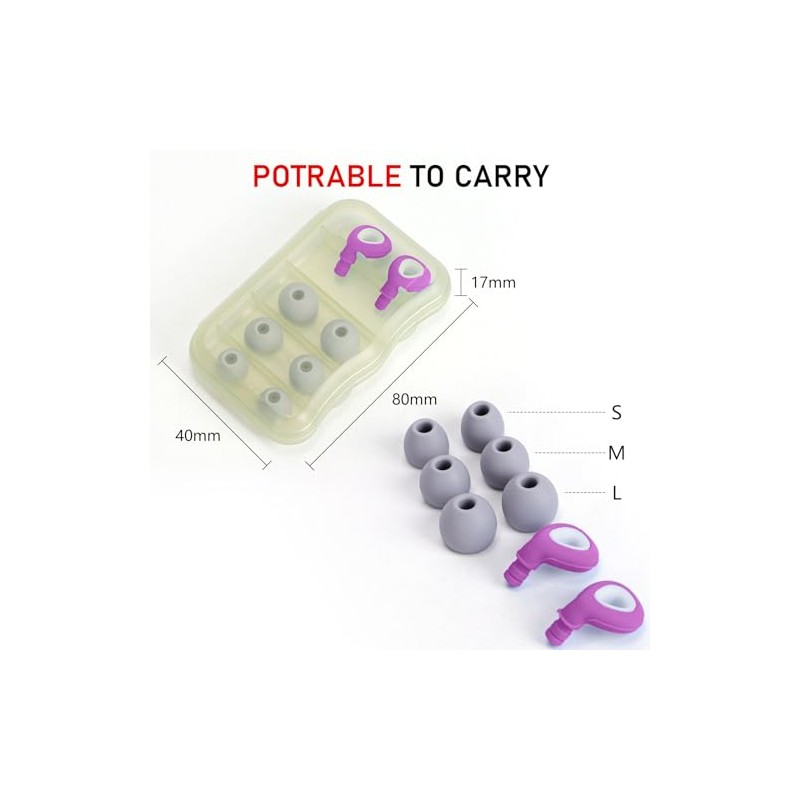 Runmeihe Noise Cancelling Ear Plugs for Sleeping, Swimming, Studying, Working,