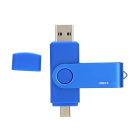 Yvonne U Disk OTG Dual Port Mini Plugin Flash Drive Data Transmission Storage Tool YT602-2(16G )