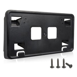 RED WOLF Front License Plate Bracket Fit for 2021-2023 Ford F150 3.3L 5.0L Replace OE ML3Z-17A385-AB Install Front Bumper License Plate Holder w/Screws Accessories