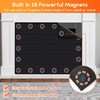 Rumlick Oxford Cloth Magnetic Fireplace Cover - 39" x 32",