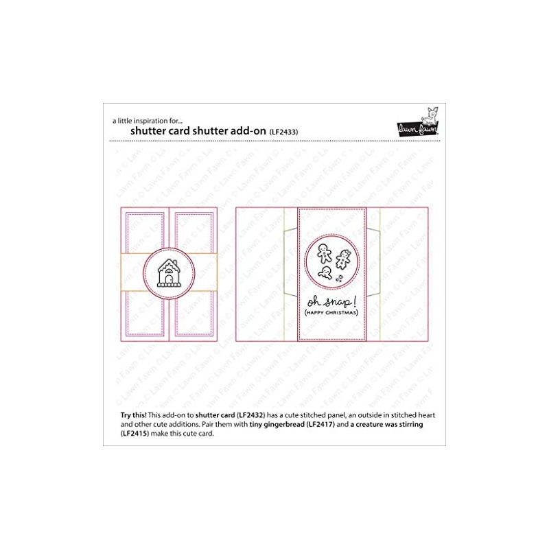 Lawn Cuts Custom Craft Die -Shutter Card Add-On