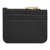 Fossil Lennox Leather or Polyester Purse for Women, Carbon Black