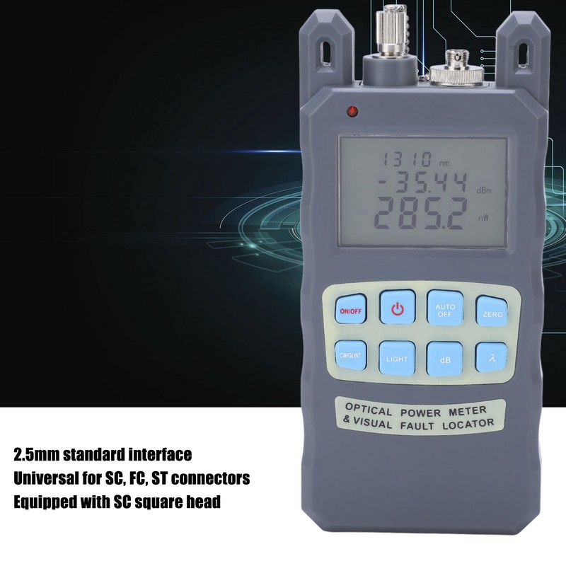 Optical Fiber Power Meter Portable Cable Tester SC FC ST