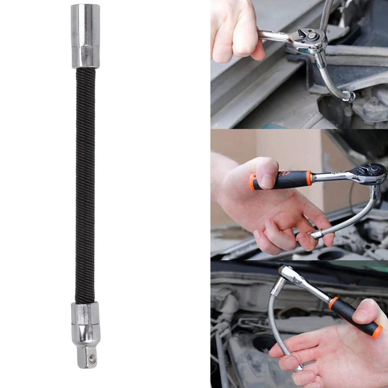 Flexible Socket Extension Bars Wrench Extension Rod - Universal Flexible