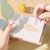 2pcs Liquid Foundation Palette Paper Disposable Makeup Coloring Paper with