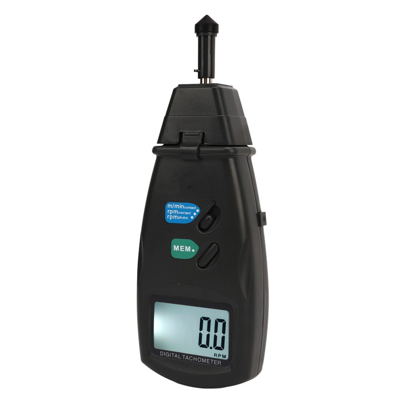 Tachometer LCD Digital Handheld Contact Non Contact 4 Test Mode
