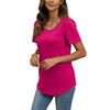 Summer Tops for Women 2024 Loose Fit T Shirts Puff