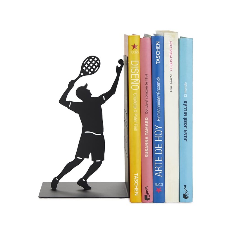 Balvi Bookend Match Ball Colour black Book support with tennis