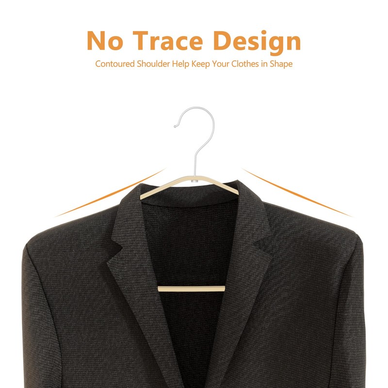 APRTAT Bamboo Hangers 20 Pack - Durable & Slim Coat
