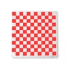 1000 Sheets of Red and White Checkered, Grease - Resistant,