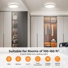 BLNAN LED Flush Mount Ceiling Light, 9 Inch 18W 3000K/4000K/5000K