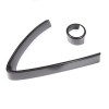 carpart2021 Carbon Fiber ABS Front V Shape Grille Trim Fit