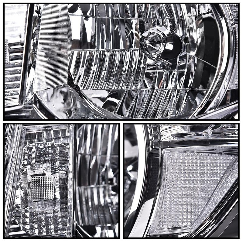 PIT66 Headlights Assembly Compatible with Toyota Tacoma 2005 2006 2007