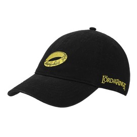 Bioworld Lord of The Rings The One Ring Unstructured Baseball Cap - Black