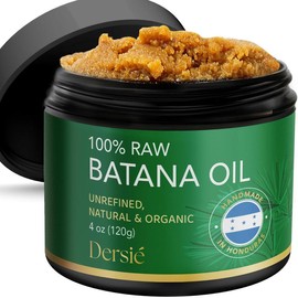 Batana Oil: Dr. Sebi Organic Raw Honduras Oil for Hair Growth - 100% Pure & Natural for Thicker, Stronger Hair - 4 FL OZ Scalp Nourishment Haircare:_Honduras Oil Paste