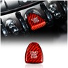 KUNGKIC Carbon Fibre Car Engine Start Stop Button Decorative Cover