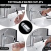 VAKITAP 2 Pack Solid Brass Kitchen Sink Faucet Aerator, Universal
