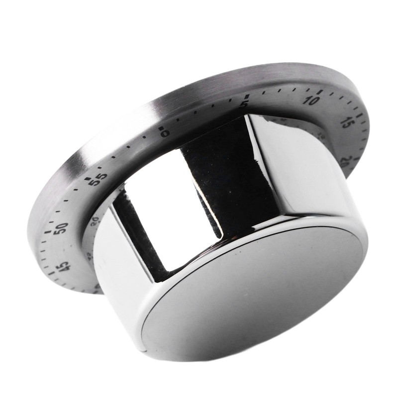 Kitchen Timer Stainless Steel Countdown Timer Clock Mechanical Kitchen Timer